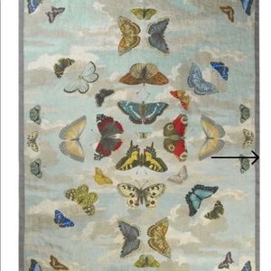 John Derian mirrored butterfly throw beautiful con